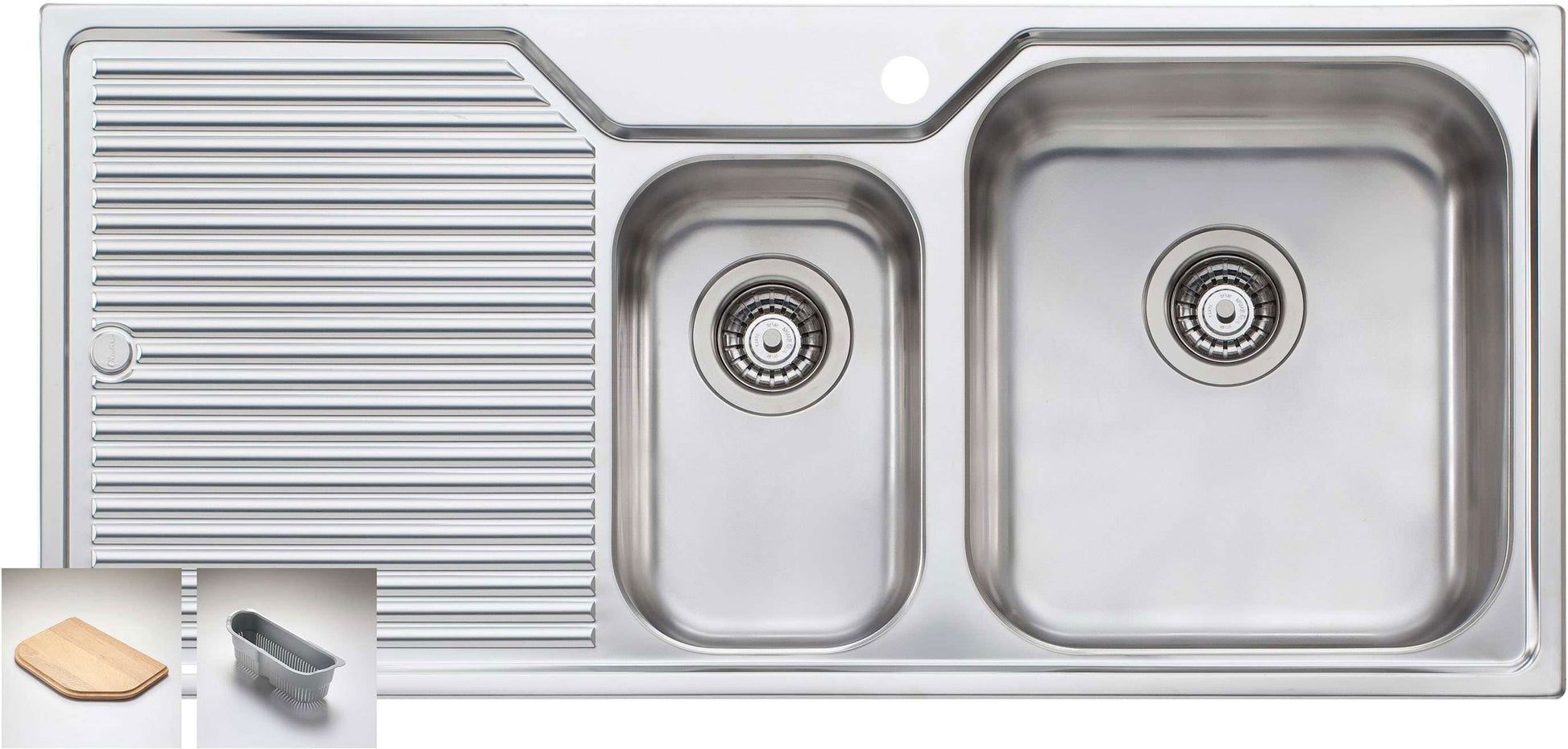Oliveri Sink 1080mm RH 1 & 1/2 Bowl