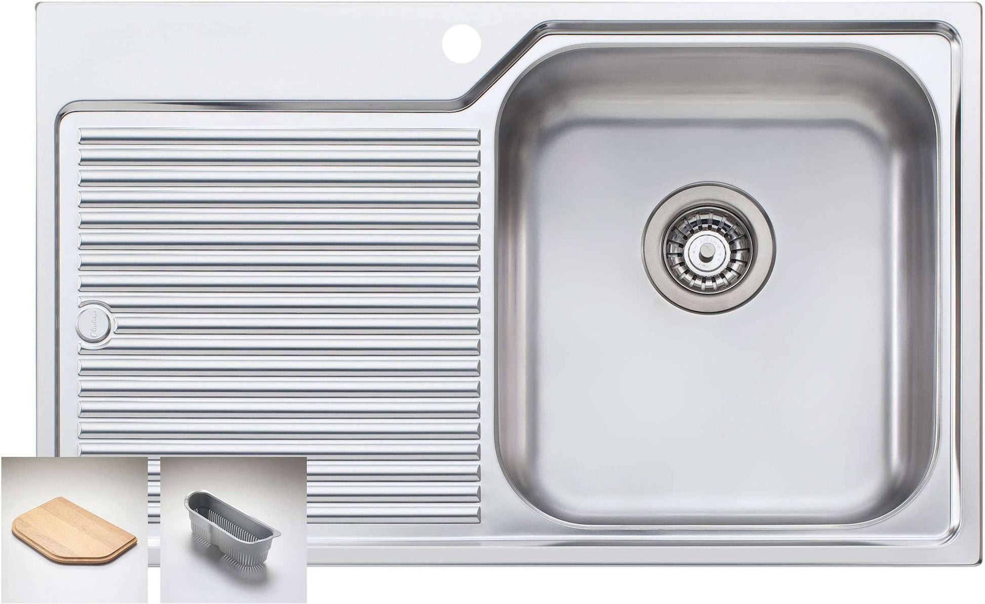 Oliveri Sink 825mm RH Bowl