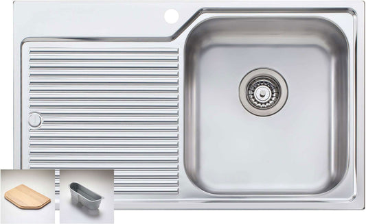 Oliveri Sink 825mm RH Bowl