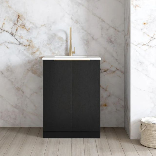 Otti Byron Black Oak 650mm Mini Laundry