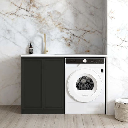 Otti Hampshire Black 1300mm Laundry Cabinet Set