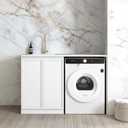 Otti Hampshire White 1300mm Laundry Cabinet Set
