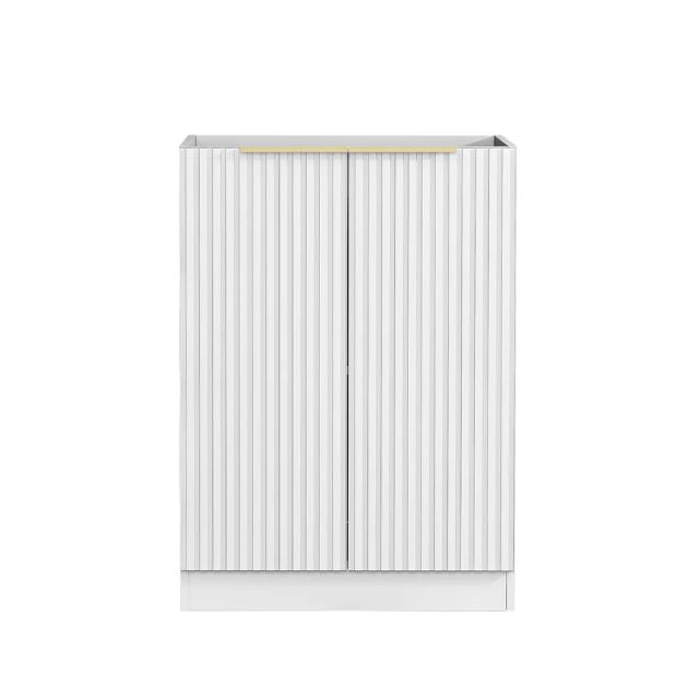 Otti Noosa Fluted White 1300mm Laundry Cabinet Set