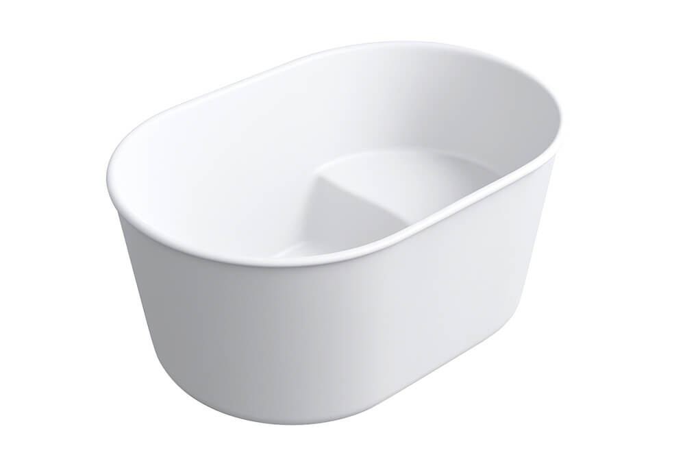 Onwa 111 x 74 TitanCast Bath - Gloss White