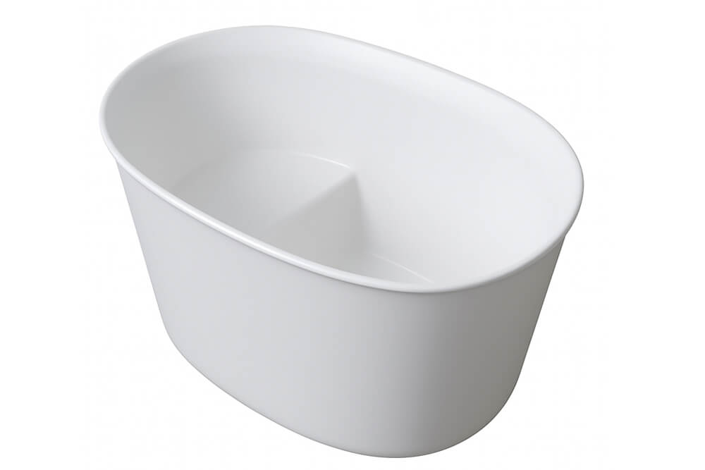 Onwa 111 x 74 TitanCast Bath - Gloss White