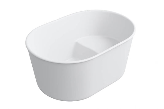 Onwa 111 x 74 TitanCast Bath - Satin Silk White