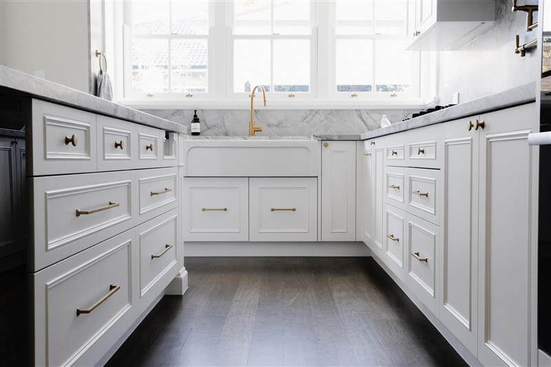 Patri 100 x 47 Fine Fireclay Double Bowl Farmhouse Butler Sink