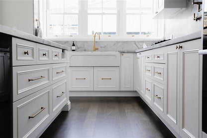 Patri 100 x 47 Fine Fireclay Double Bowl Farmhouse Butler Sink