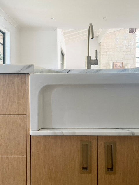 Patri 60 x 46 Fine Fireclay Single Bowl Farmhouse Butler Sink