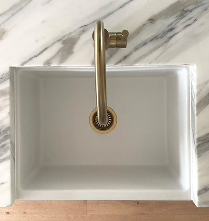 Patri 60 x 46 Fine Fireclay Single Bowl Farmhouse Butler Sink