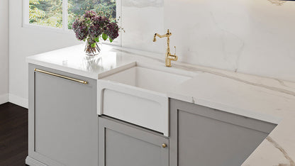 Patri 60 x 46 Fine Fireclay Single Bowl Farmhouse Butler Sink