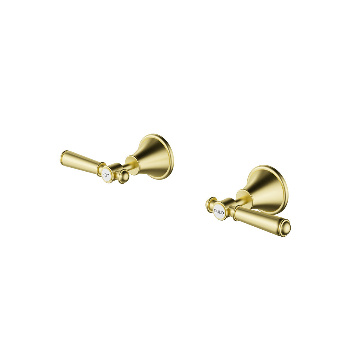 Clasico Wall Top Assemblies - Brushed Gold / Standard Handle