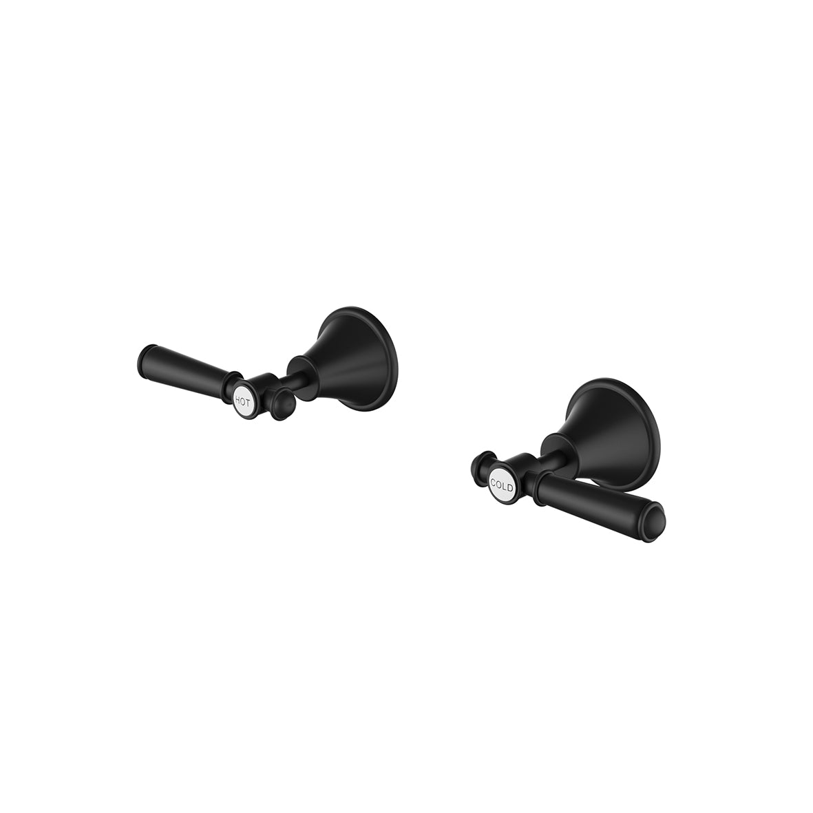 Clasico Wall Top Assemblies - Matt Black / Standard Handle