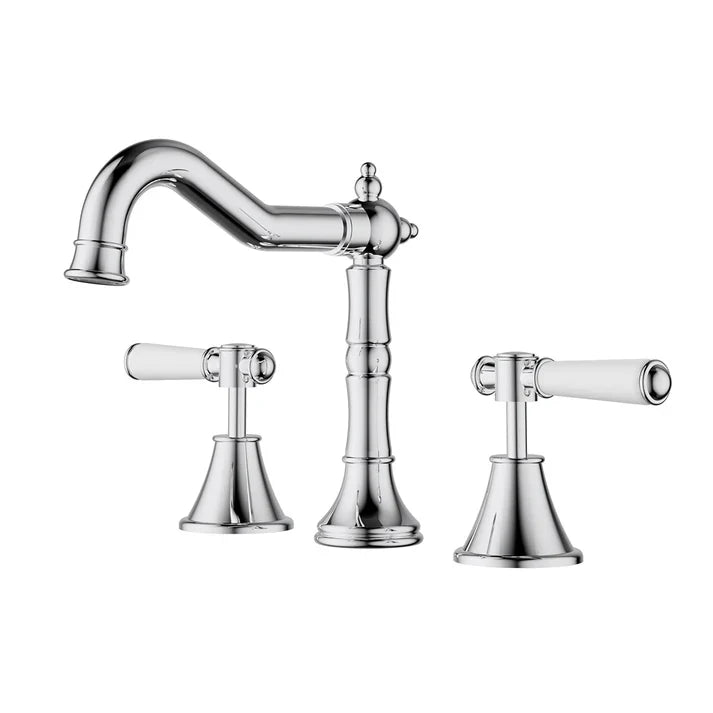 Clasico Basin Tap Set - matt-black / Standard Handle