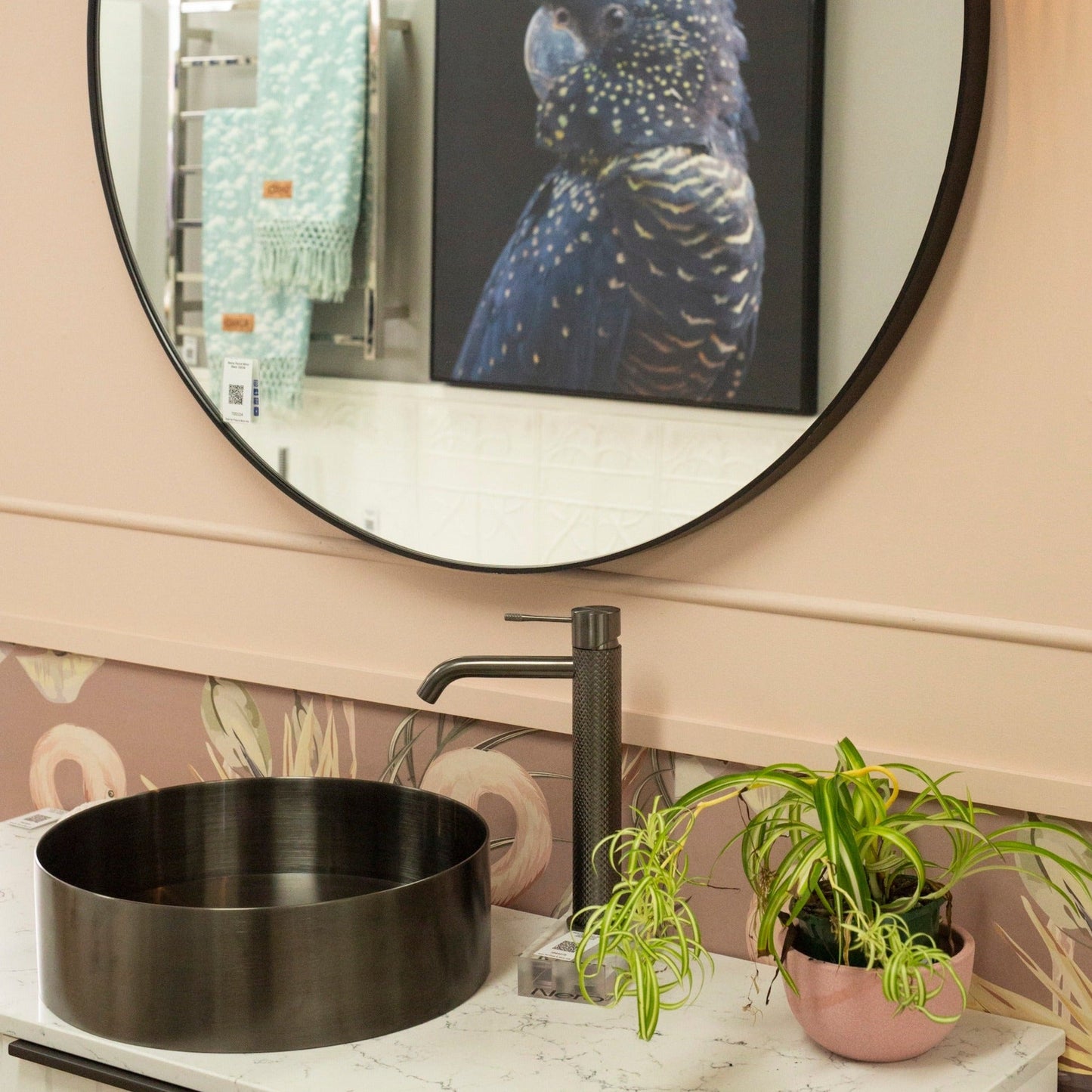Nero Opal  Steel Basin Round Graphite NRB401rGR