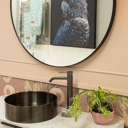 Nero Opal  Steel Basin Round Graphite NRB401rGR