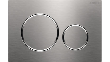 Geberit Brushed Stainless Steel Round Sigma 20 Flush Plate
