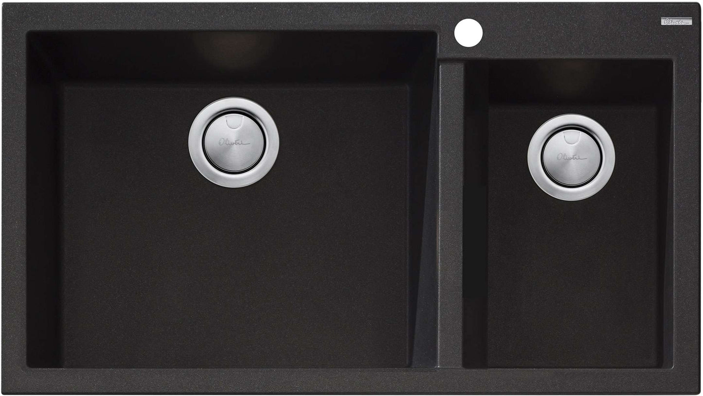 Oliveri Santorini  1 & 1/2 Bowl Inset Sink ST-BL1575