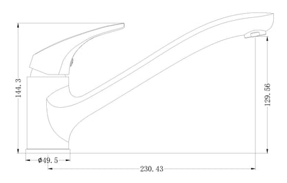 Taipan Cast Spout Sink Mixer