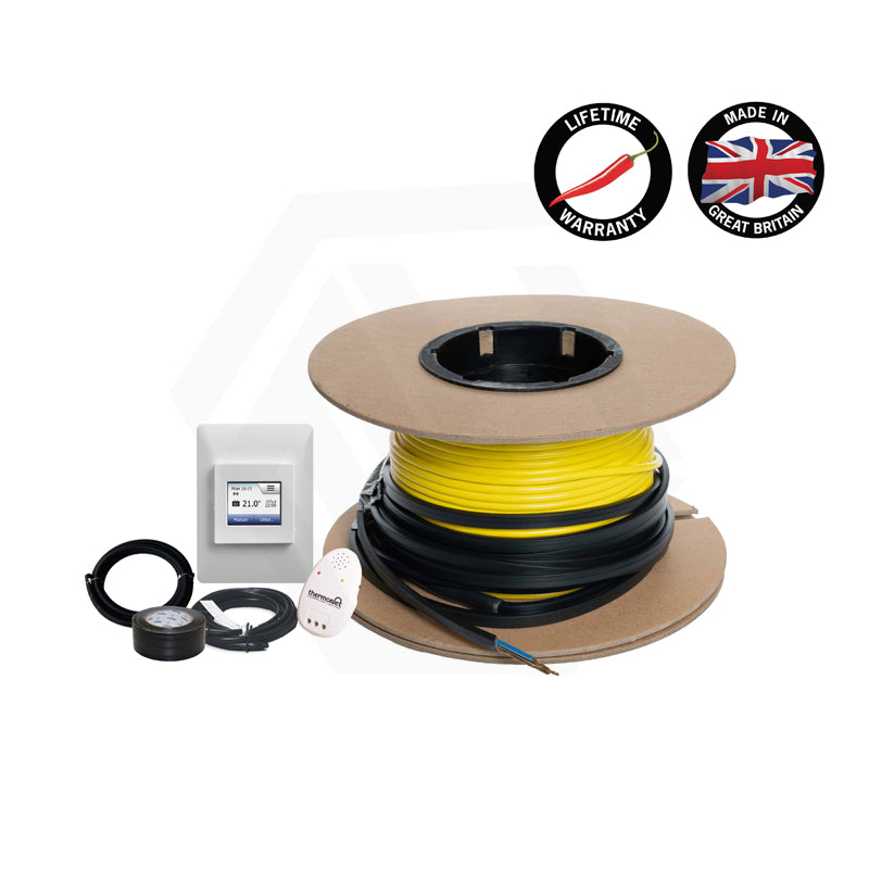 ThermoGroup Thermowire/Thermoscreed Undertile/In Screed Heating Kit with WiFi Thermostat