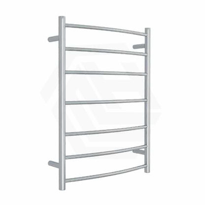 ThermoGroup 600x800x150mm 240V Budget Curved Round Ladder Heated Towel Rail 7 Bars   Steel