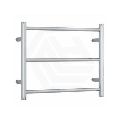 ThermoGroup 3/9 Bars 240V Budget Straight Round Ladder Heated Towel Rail Polished Stainless Steel