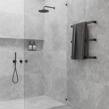 630mm ThermoGroup 12V Flat Pill Single Bar Heated Towel Rail Variant Colour Available