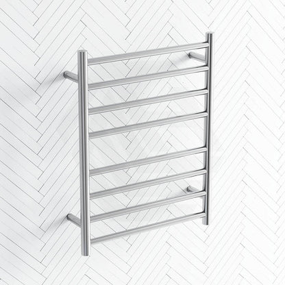 ThermoGroup 4-14 Bars 240V Straight Round Ladder Heated Towel Rail Variant Colour Available