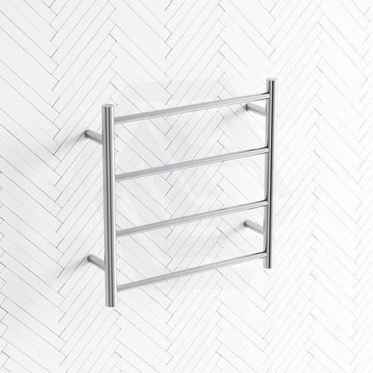 ThermoGroup 550x550x122mm 12V Straight Round Ladder Heated Towel Rail 4 Bars Variant Colour Available