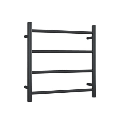 ThermoGroup 550x550x122mm 12V Straight Round Ladder Heated Towel Rail 4 Bars Variant Colour Available