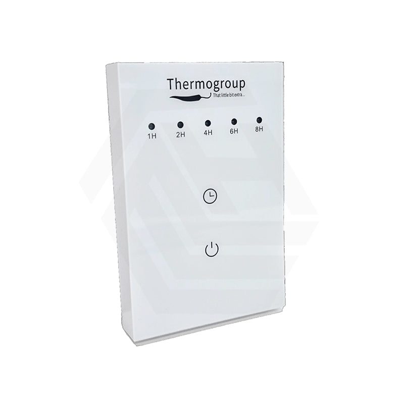 ThermoGroup Thermorail Portrait Boost Timer 1/2/4/6/8H Glass  for Heated Towel Rails