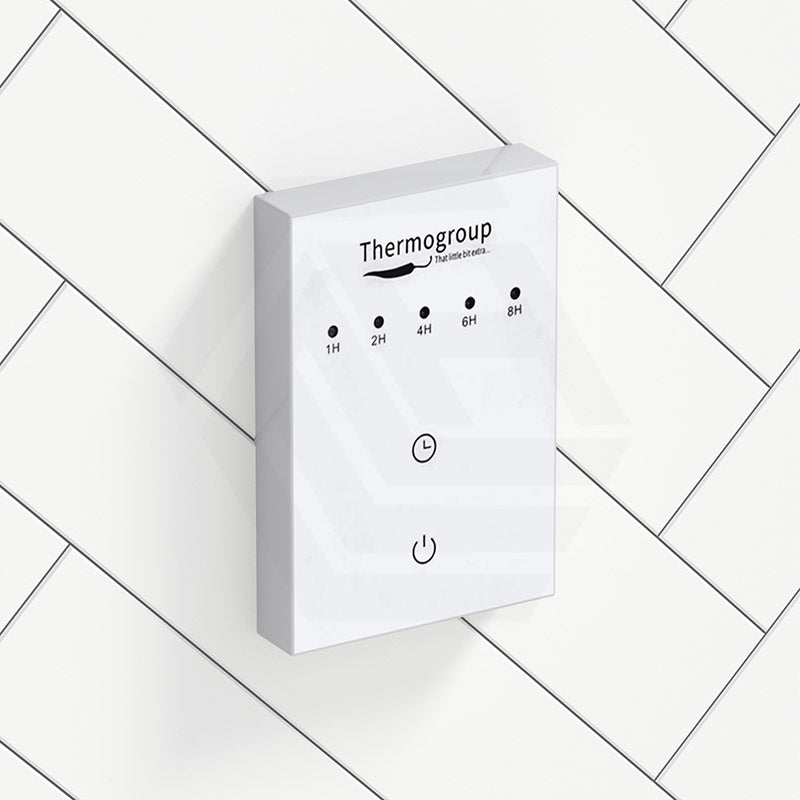 ThermoGroup Thermorail Portrait Boost Timer 1/2/4/6/8H Glass  for Heated Towel Rails