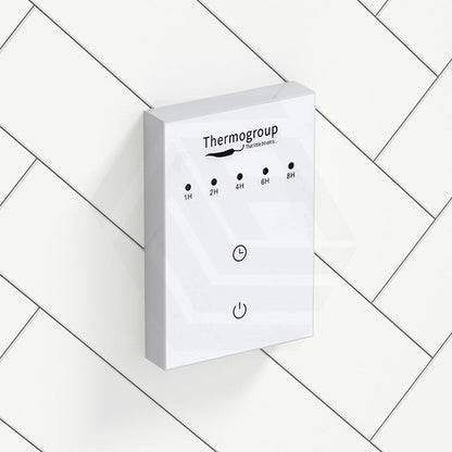 ThermoGroup Thermorail Portrait Boost Timer 1/2/4/6/8H Glass  for Heated Towel Rails
