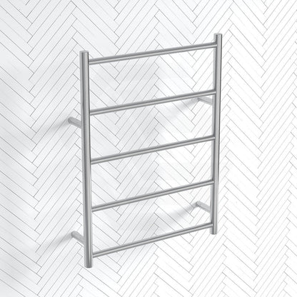 ThermoGroup Thermorail 630x800x122mm Non-Heated Straight Round Ladder Towel Rail 5Bars Variant Colour Available