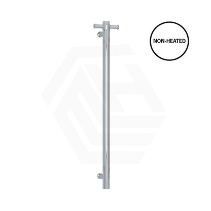 ThermoGroup Thermorail 900mm Straight Round Non-Heated Vertical Single Towel Rail Variant Colour Available