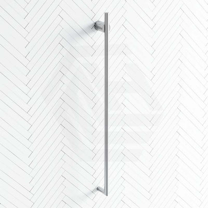 ThermoGroup 240V 900mm Thin Round Vertical Single Heated Towel Rail Variant Colour Available