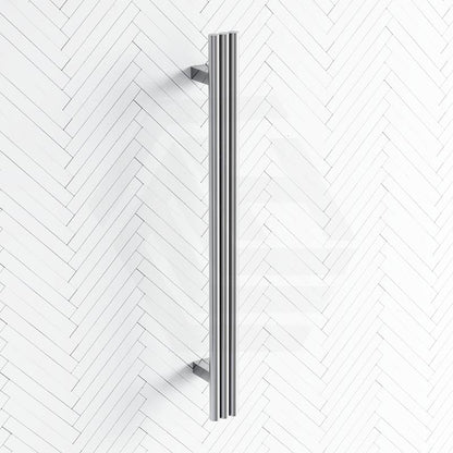 ThermoGroup 12V 900mm Round Triple Tube Vertical Single Heated Towel Rail Variant Colour Available