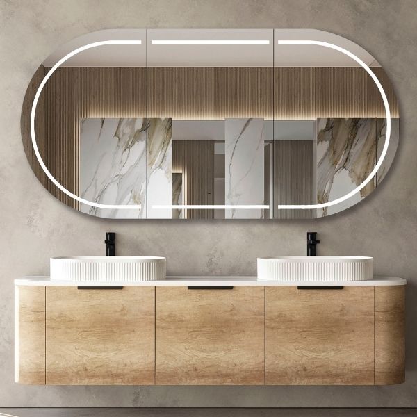 Otti Bondi Wall Hung Curve Vanity