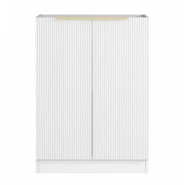 Otti Bondi White 1060mm Fluted Laundry Cabinet Set