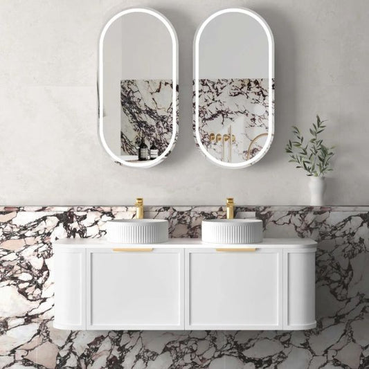 Otti Hampshire Wall Hung Curve Vanity