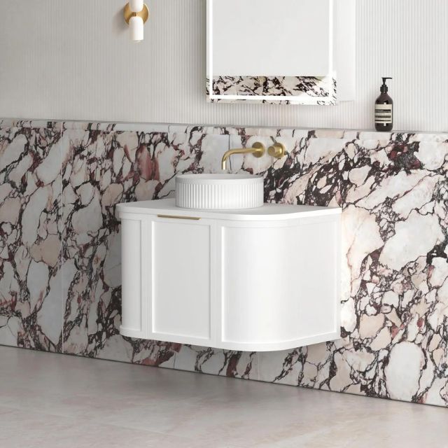 Otti Hampshire Wall Hung Curve Vanity