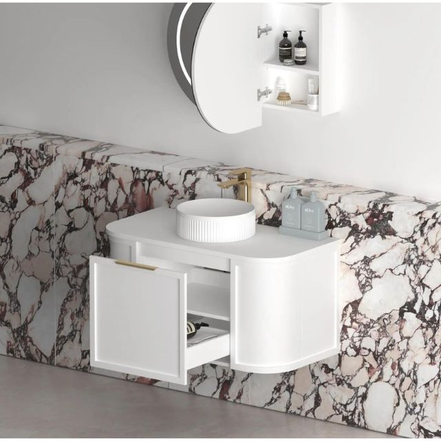Otti Hampshire Wall Hung Curve Vanity