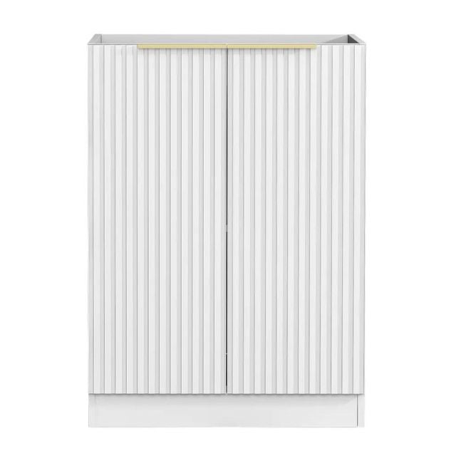 Otti Noosa Fluted White 1060mm Laundry Cabinet Set