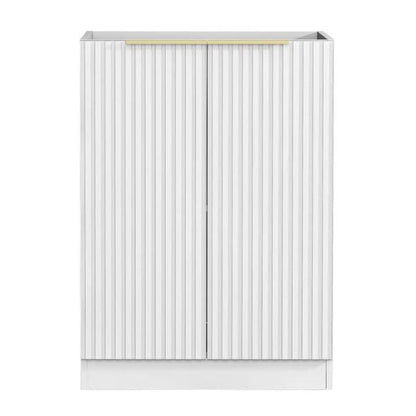 Otti Noosa Fluted White 650mm Laundry Cabinet Set