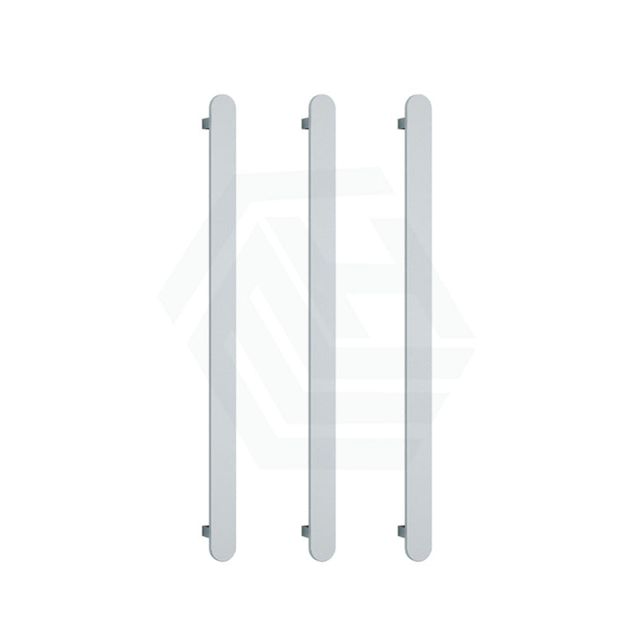 ThermoGroup 12V 900mm Flat Pill Vertical 3 Single Heated Towel Rails Variant Colour Available