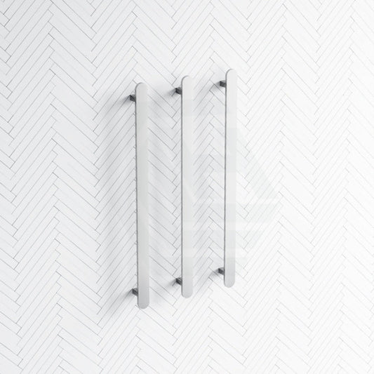 ThermoGroup 12V 900mm Flat Pill Vertical 3 Single Heated Towel Rails Variant Colour Available