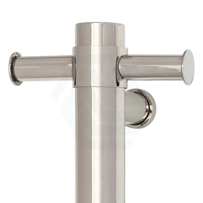 ThermoGroup 12V 900mm Straight Round Vertical 3 Single Heated Towel Rails Variant Colour Available