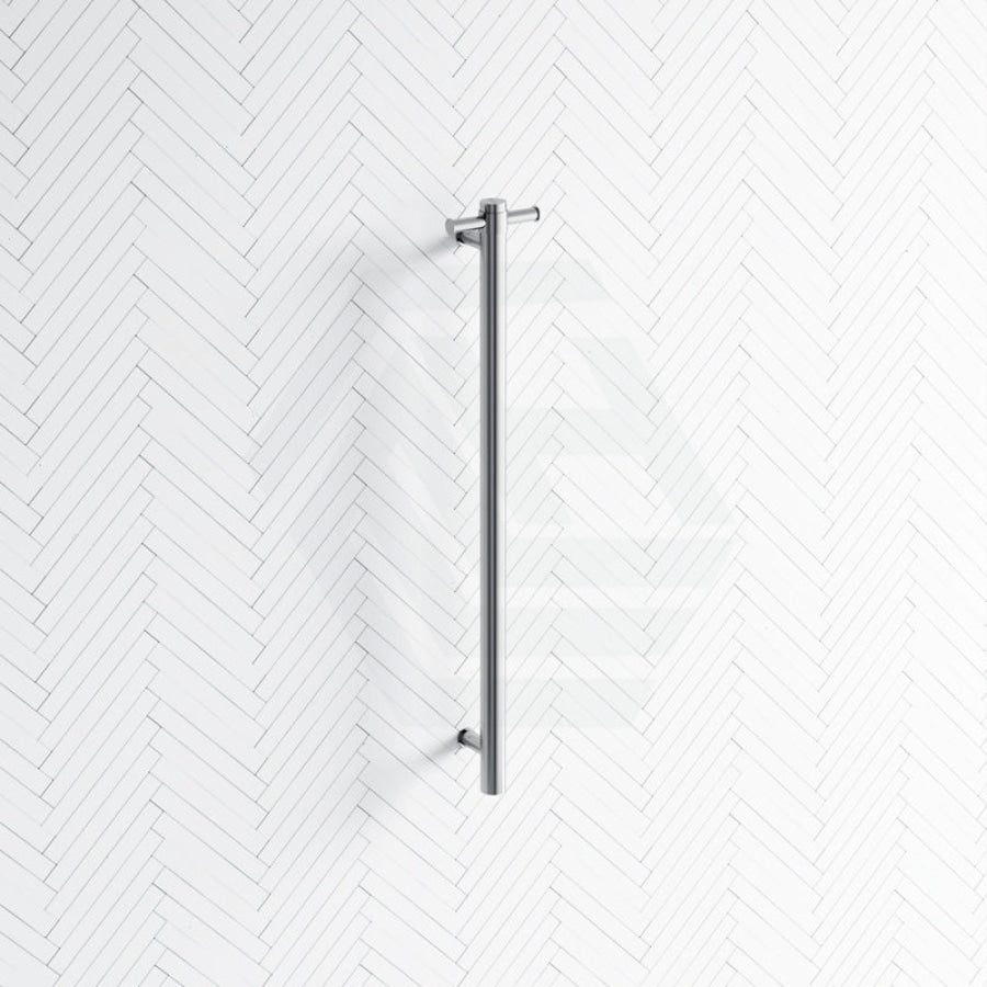 ThermoGroup 12V 900mm Straight Round Vertical Single Heated Towel Rail Variant Colour Available