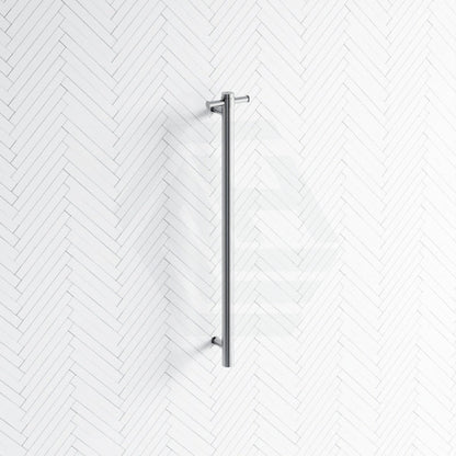ThermoGroup 12V 900mm Straight Round Vertical Single Heated Towel Rail Variant Colour Available