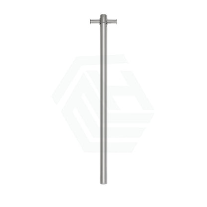 ThermoGroup 12V 900mm Straight Round Vertical Single Heated Towel Rail Variant Colour Available